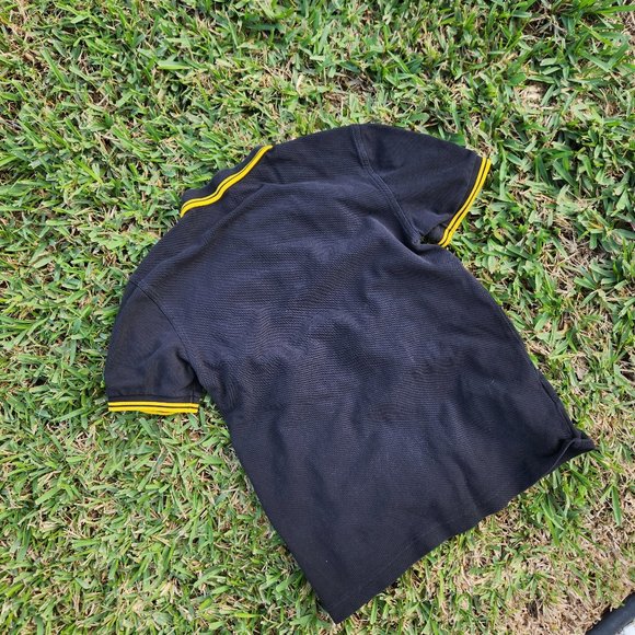 Fred Perry Black and Gold Polo - Picture 2 of 4